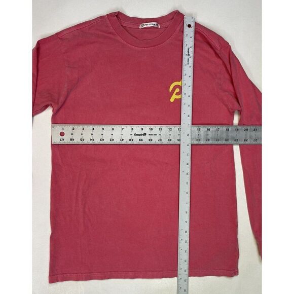 Peloton Limitless Graphic T-shirt Men XS Pink Long Sleeve - Picture 7 of 7